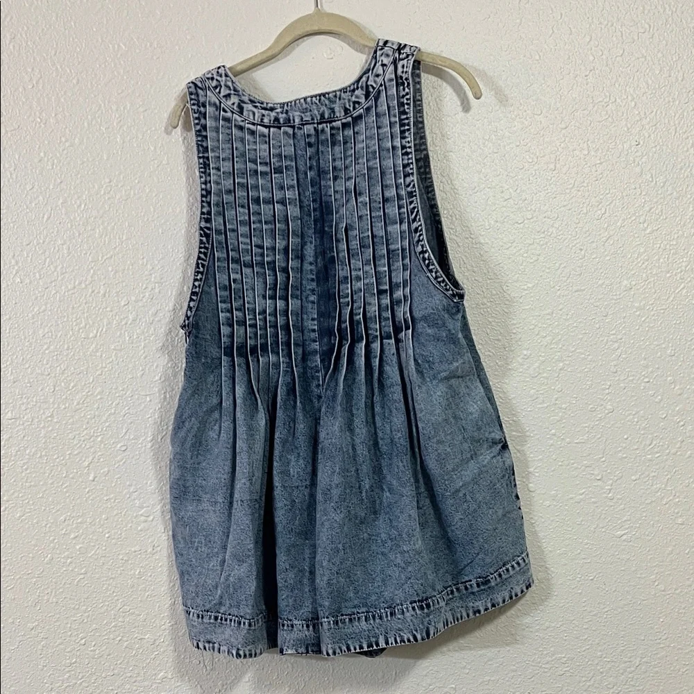 Blue Denim Jumpsuit - Picture 4 of 4